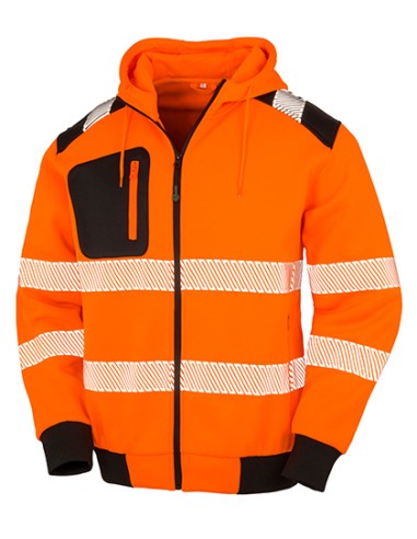 R-R503X-Recycled Zipped Safety Hoody